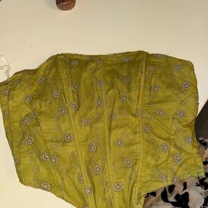 Windsor Olive Green Embroidered Top